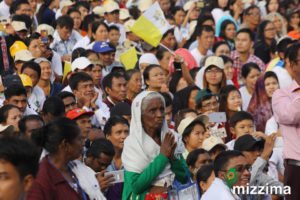 Over 150,000 people attended the mass