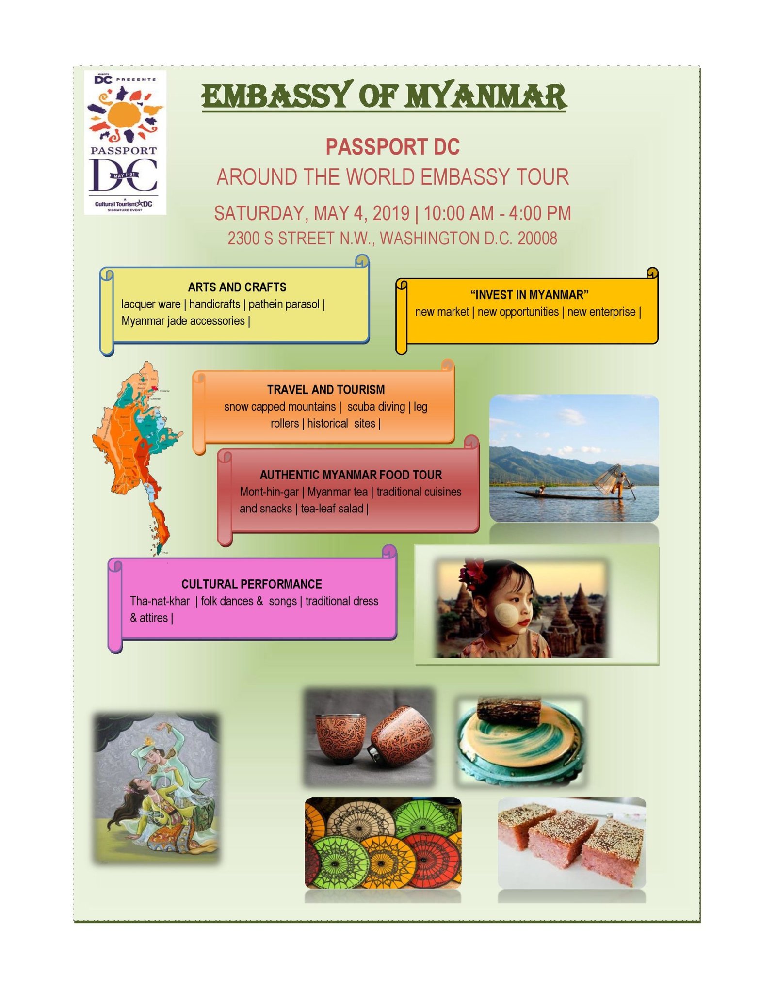 Around the World Embassy Tour (Saturday May 4, 2019)