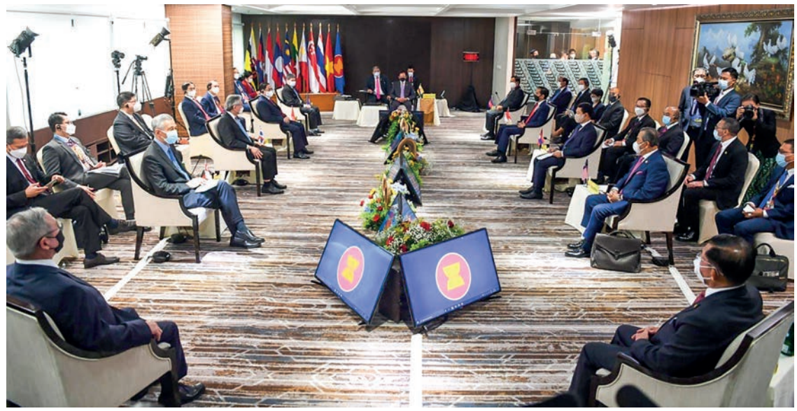 “Myanmar’s stance and cooperation with ASEAN in the implementation of the ASEAN five-point consensus” (23 February 2023)