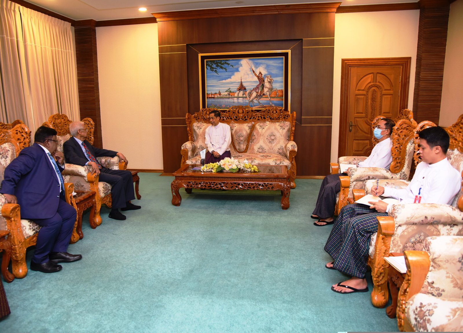 Union Minister for International Cooperation receives the delegation led by the President of the Foreign Correspondents’ Club of South Asia (7-6-2023)