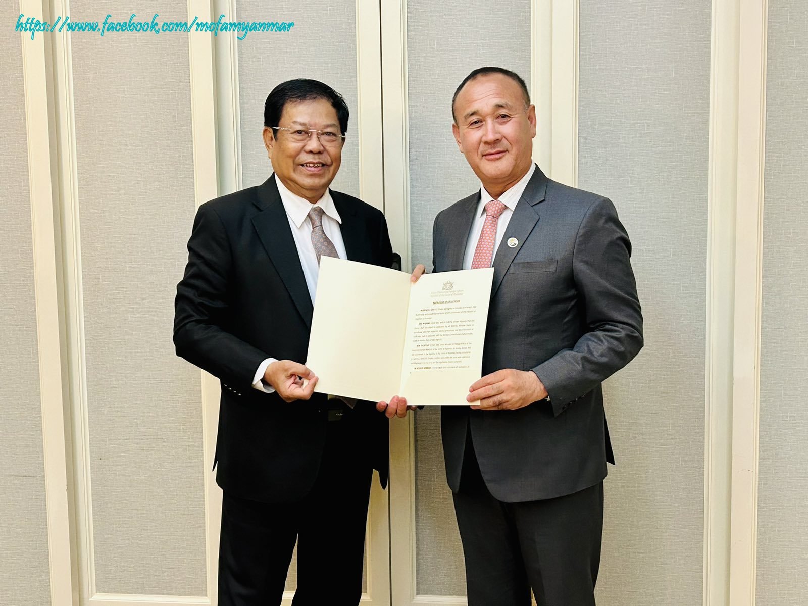 Union Minister for Foreign Affairs H.E. U Than Swe attends BIMSTEC Foreign Ministers’ Retreat in Bangkok, Thailand