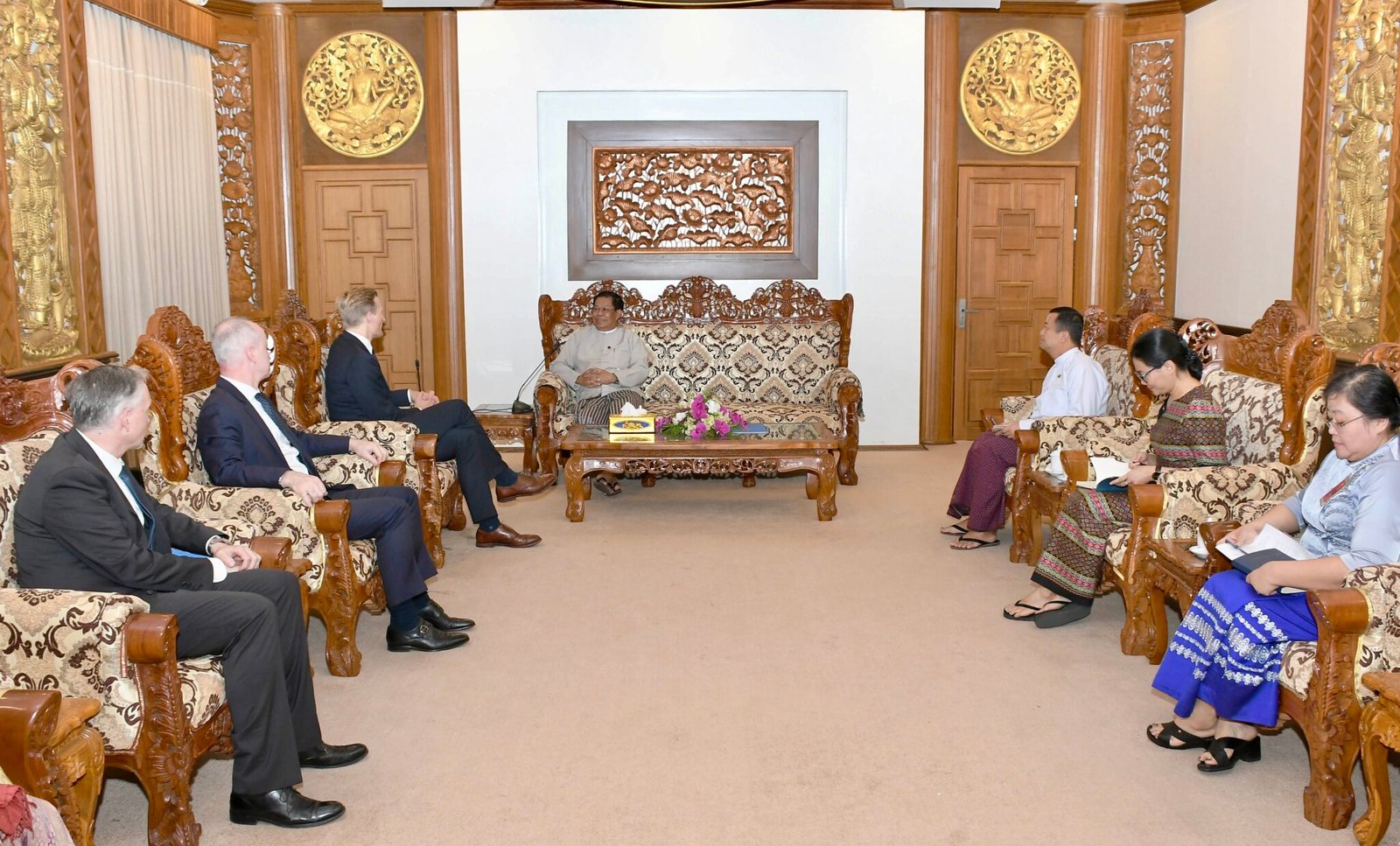 Deputy Prime Minister and Union Minister for Foreign Affairs receives Mr. Carl Johan Orrenius Skau, Deputy Executive Director and Chief Operating Officer of World Food Programme (WFP) (12 March 2024)
