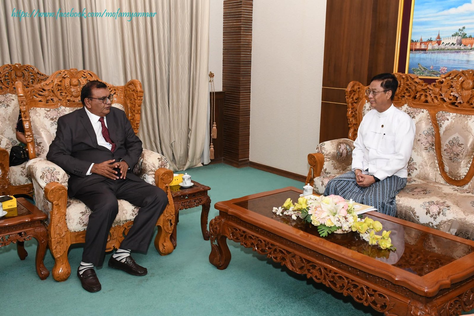 Deputy Minister for Foreign Affairs receives members of the parliament of Sri Lanka (29-5-2024)