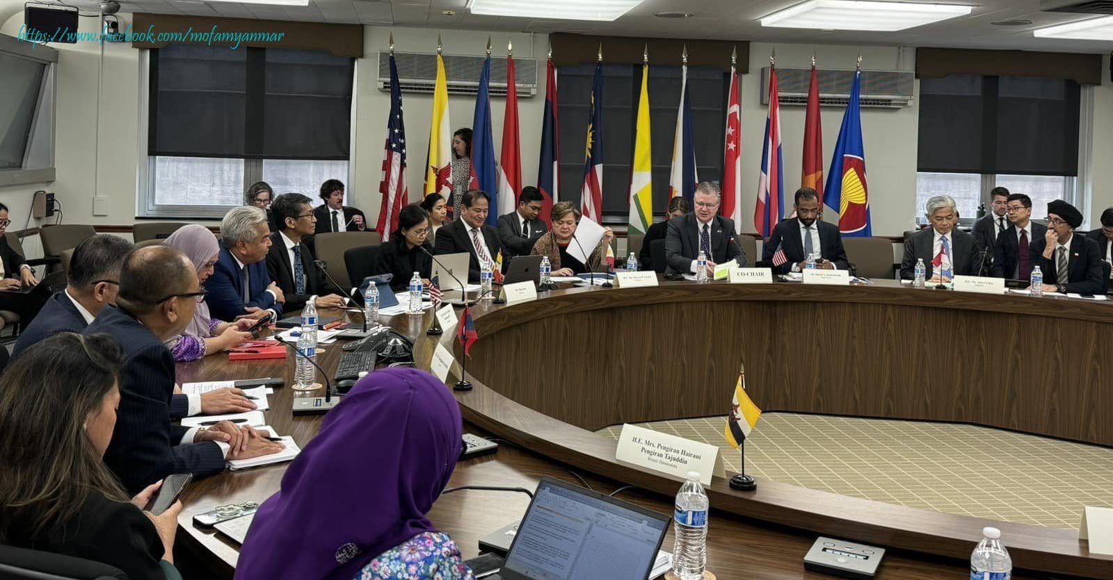 Myanmar Charge’ d’ Affaires attends the 36th ASEAN-U.S. Dialogue (24-5-2024)