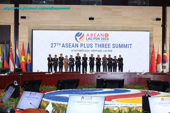 Permanent Secretary of the Ministry of Foreign Affairs attends the 27th ASEAN Plus Three Summit and Related Summits  (10-10-2024, Vientiane)